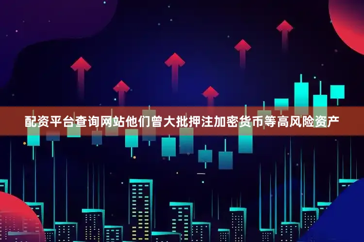 配资平台查询网站他们曾大批押注加密货币等高风险资产